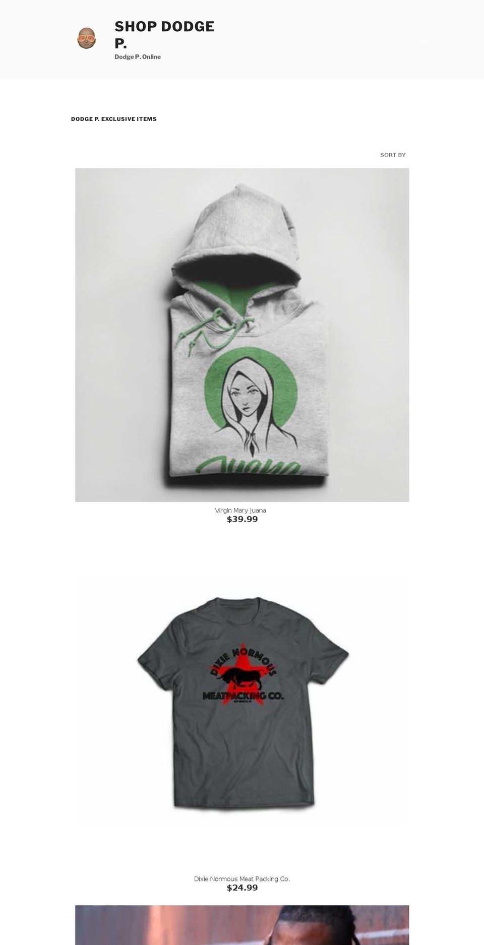 officialjawn.com — Shopify storefront screenshot