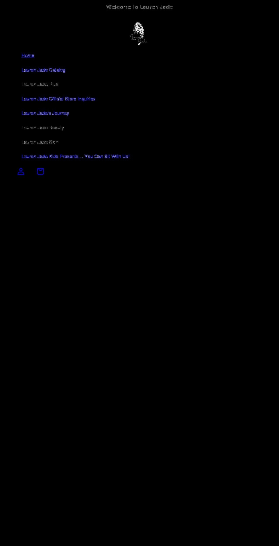 officiallaurenjade.com shopify website screenshot