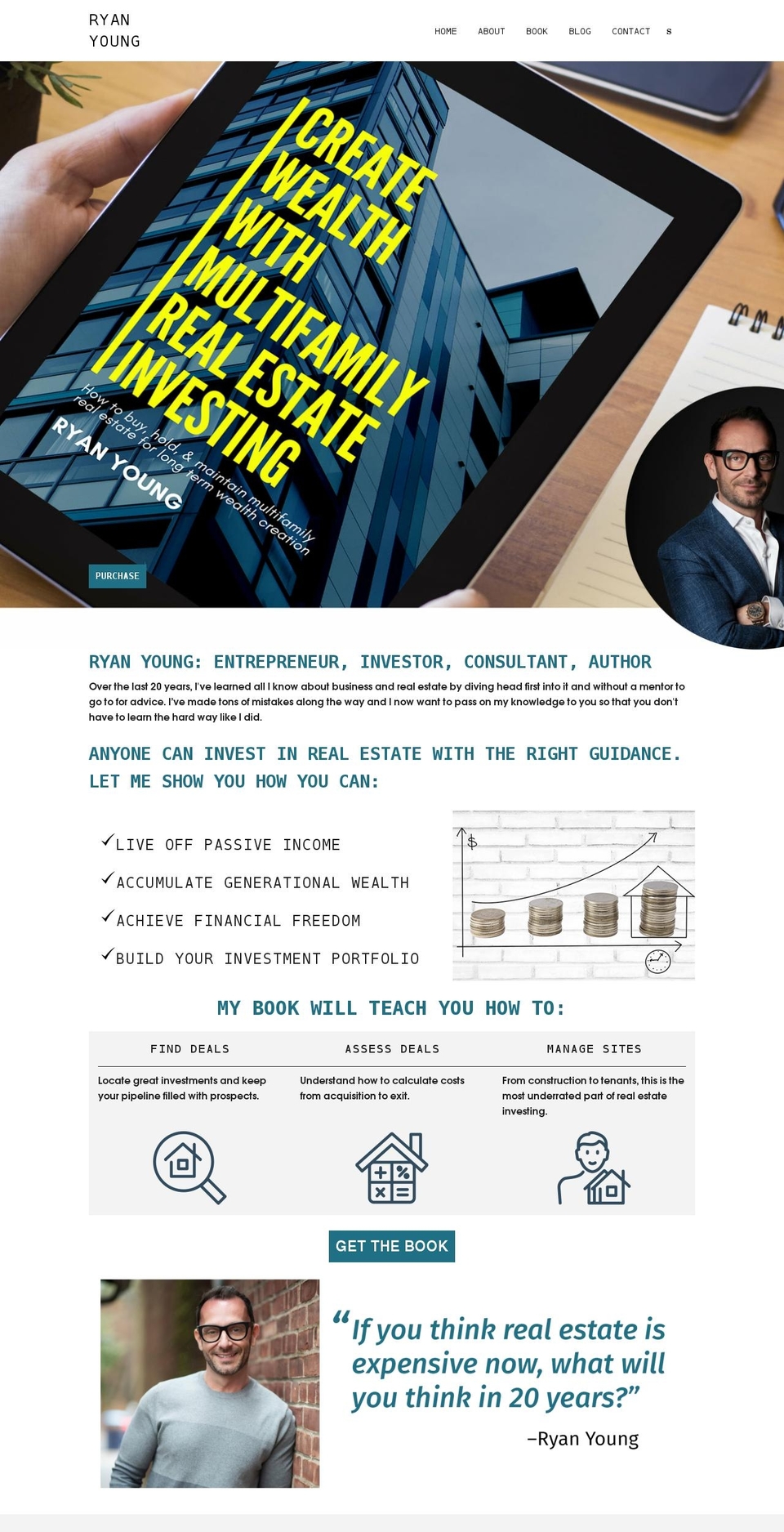 officialryanyoung.com shopify website screenshot