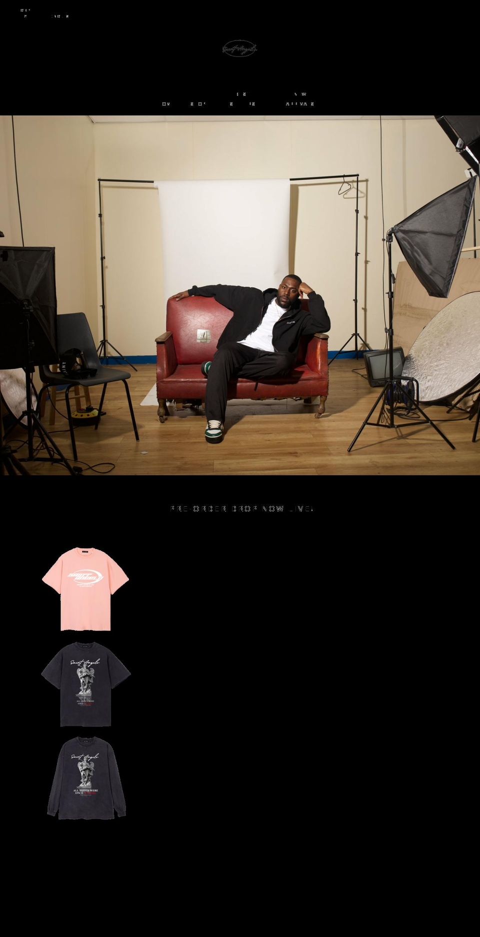officialsaintangelo.com shopify website screenshot