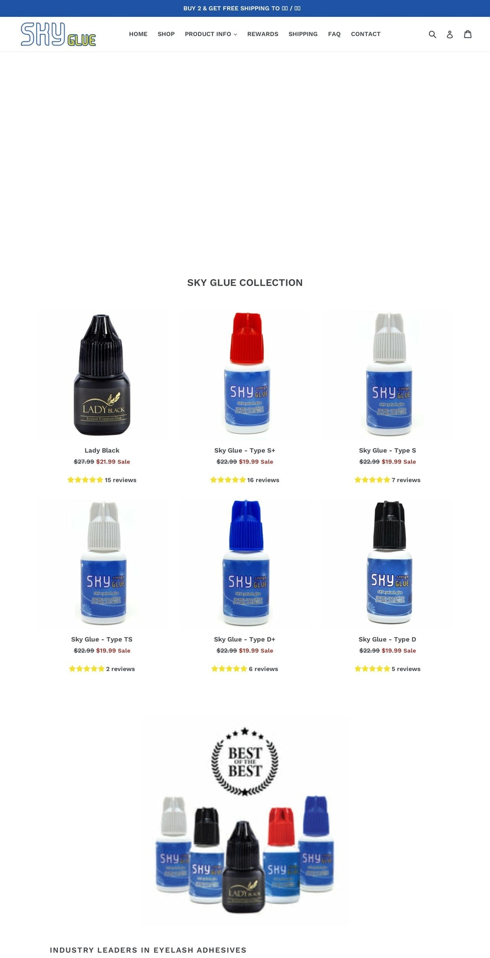 officialskyglue.com — Shopify storefront screenshot