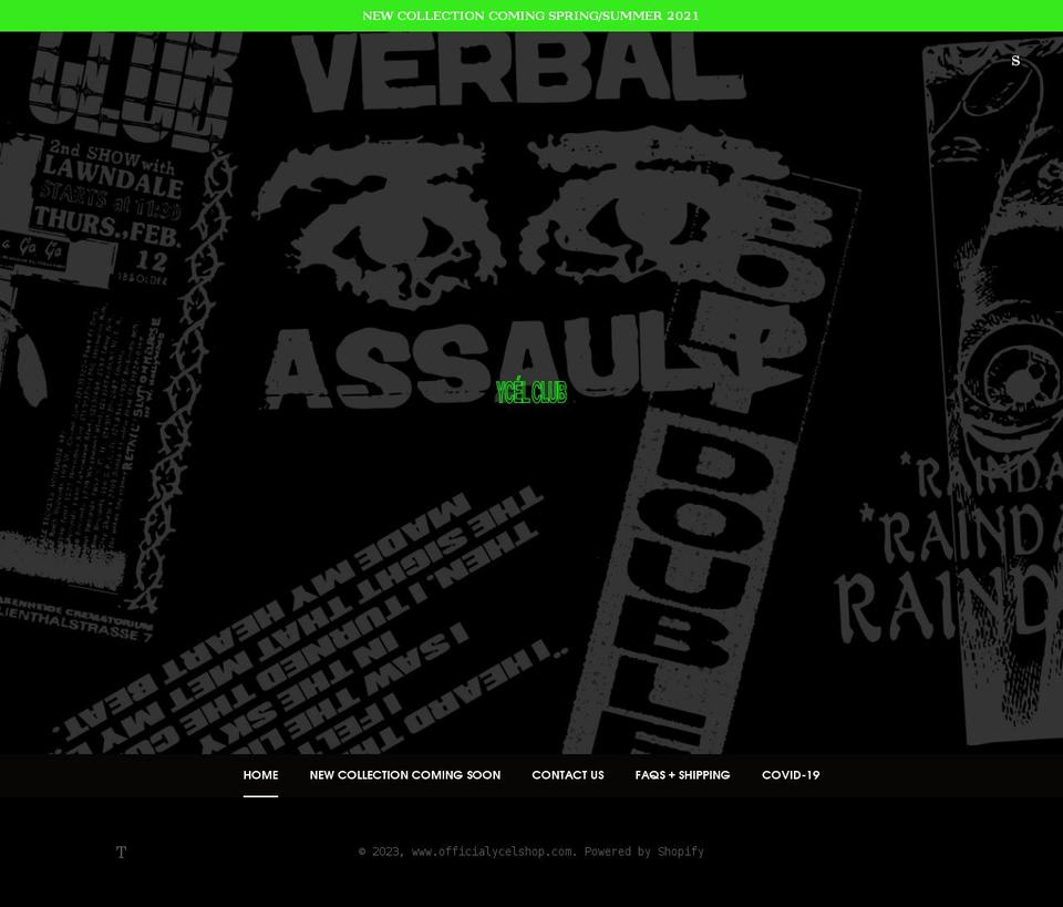 officialycelshop.com — Shopify storefront screenshot