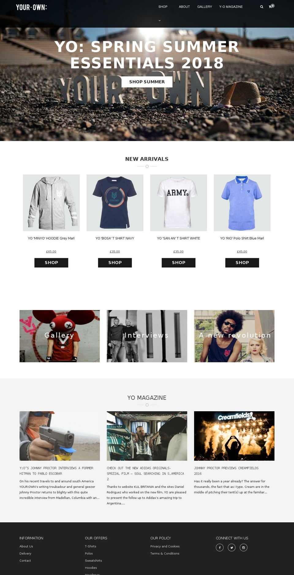 noraure Shopify theme site example officialyourown.com