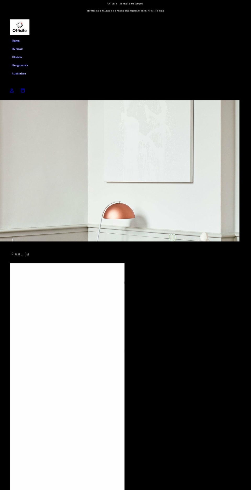 officile.com shopify website screenshot