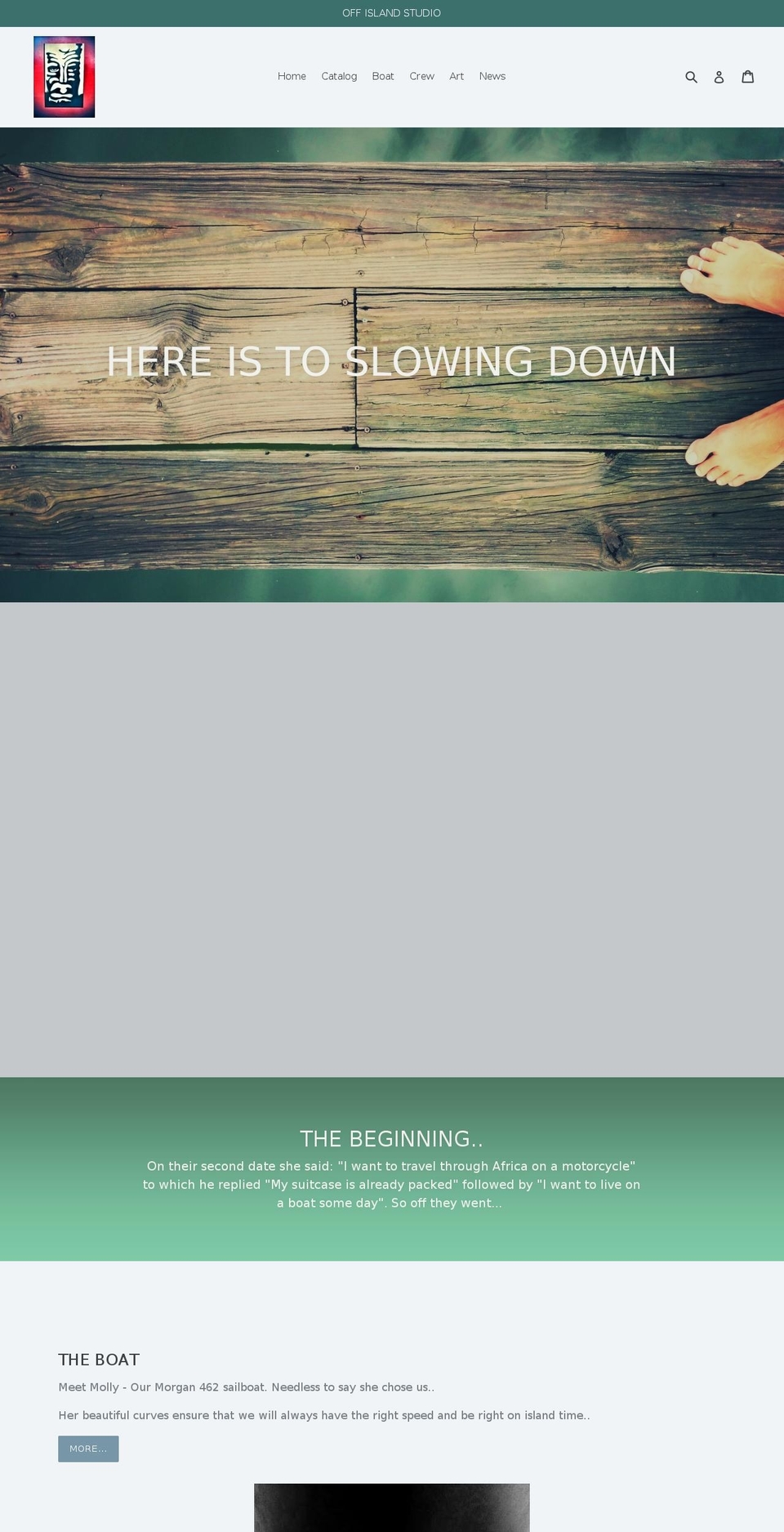offislandlife.com shopify website screenshot