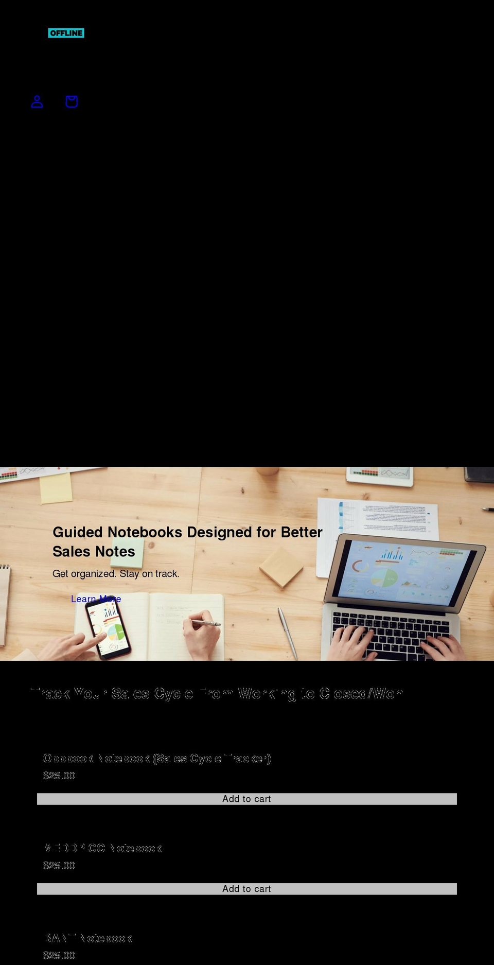 offlinesalestools.com shopify website screenshot