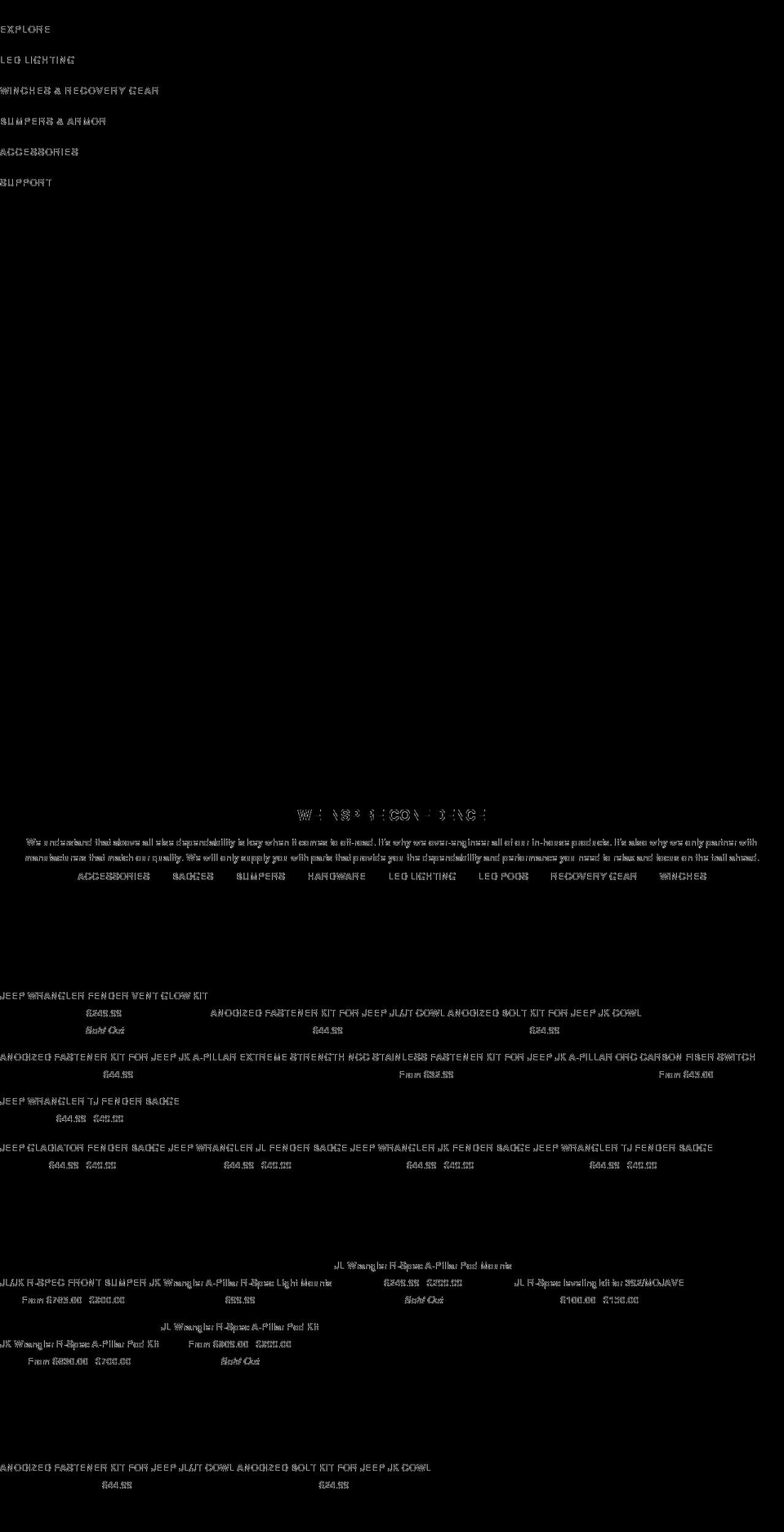 offroadconcepts.com shopify website screenshot