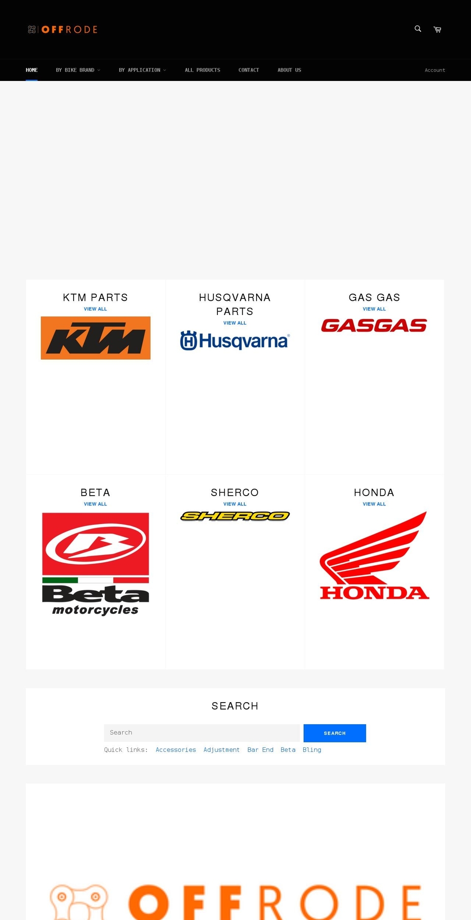 offrode.ca shopify website screenshot