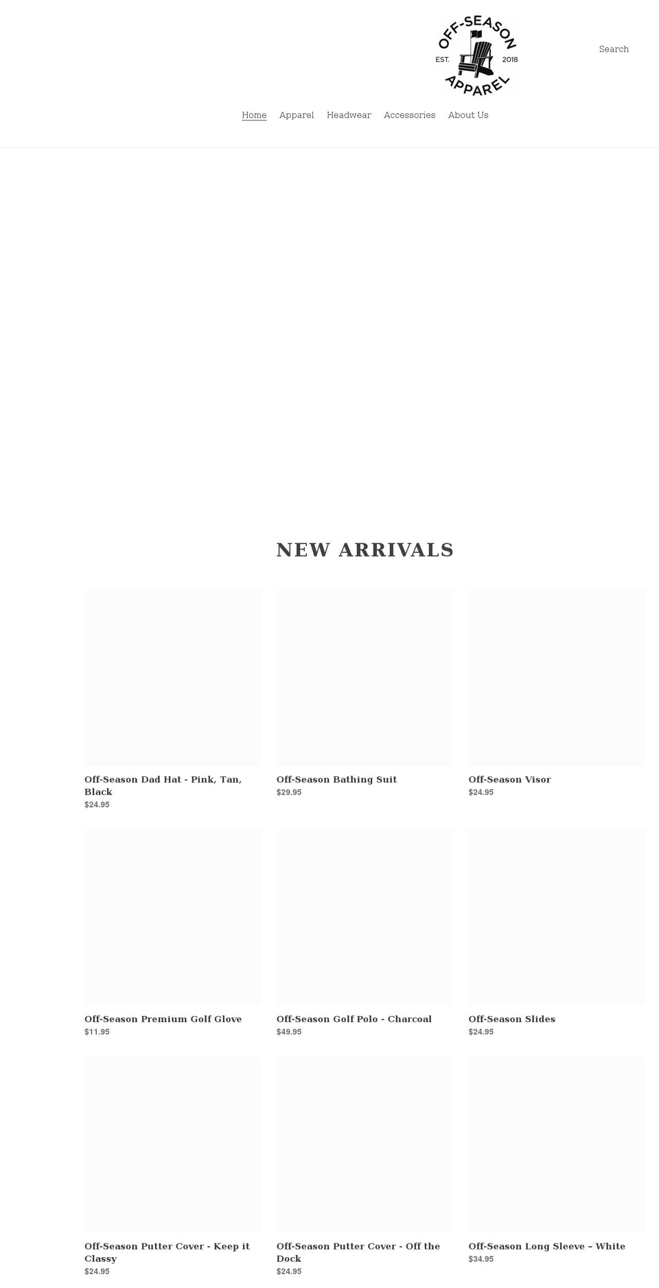 offseason.ca shopify website screenshot