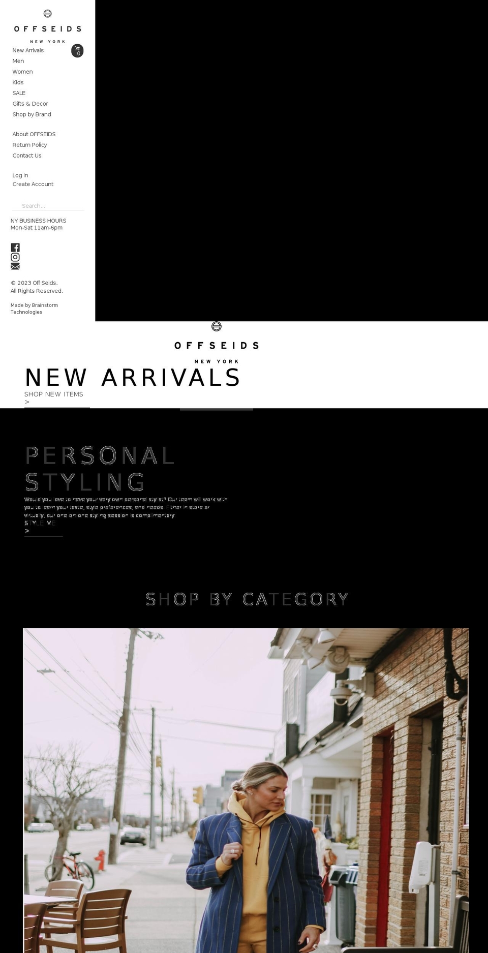 offseidsnewyork.com shopify website screenshot
