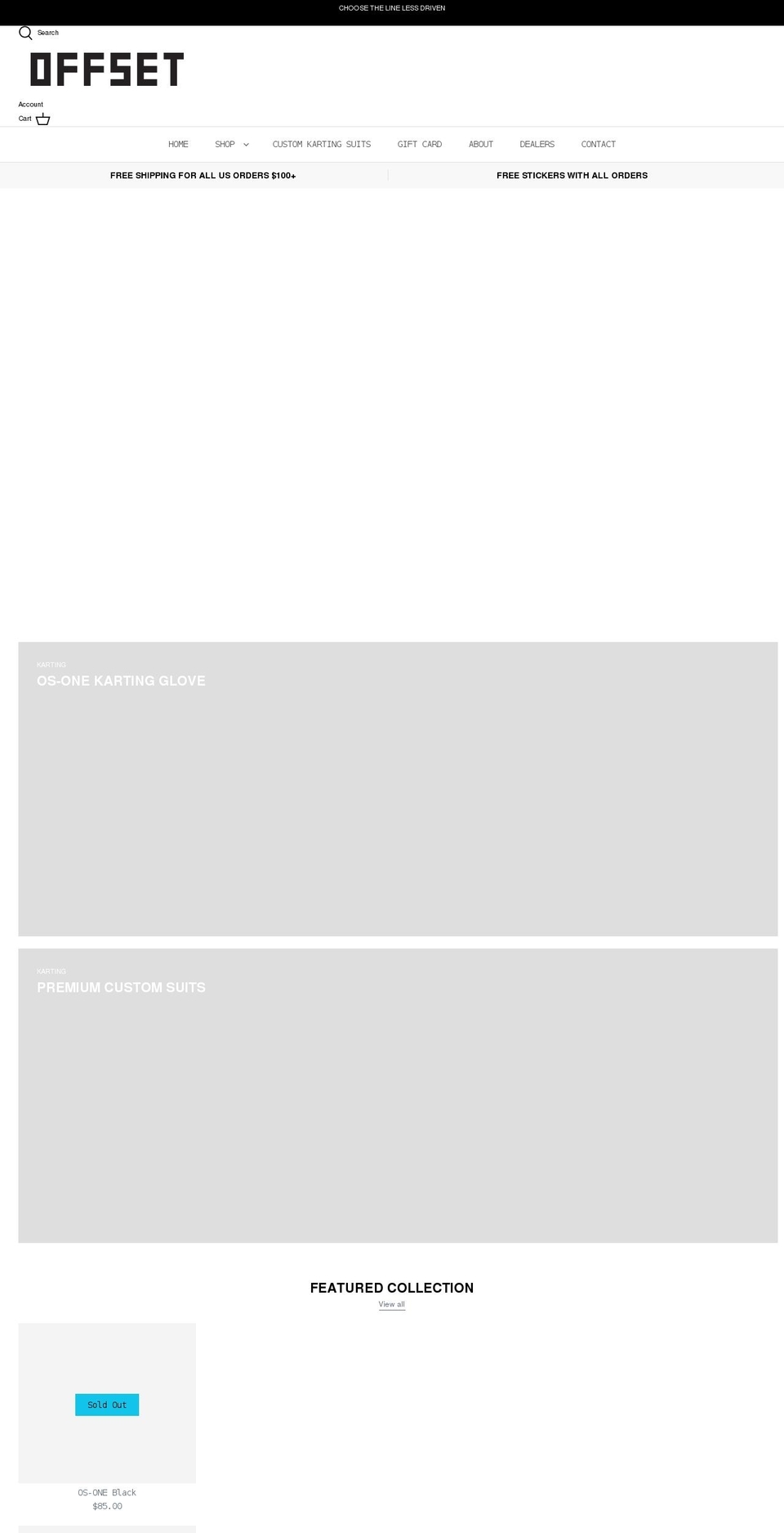 offsetsport.com shopify website screenshot