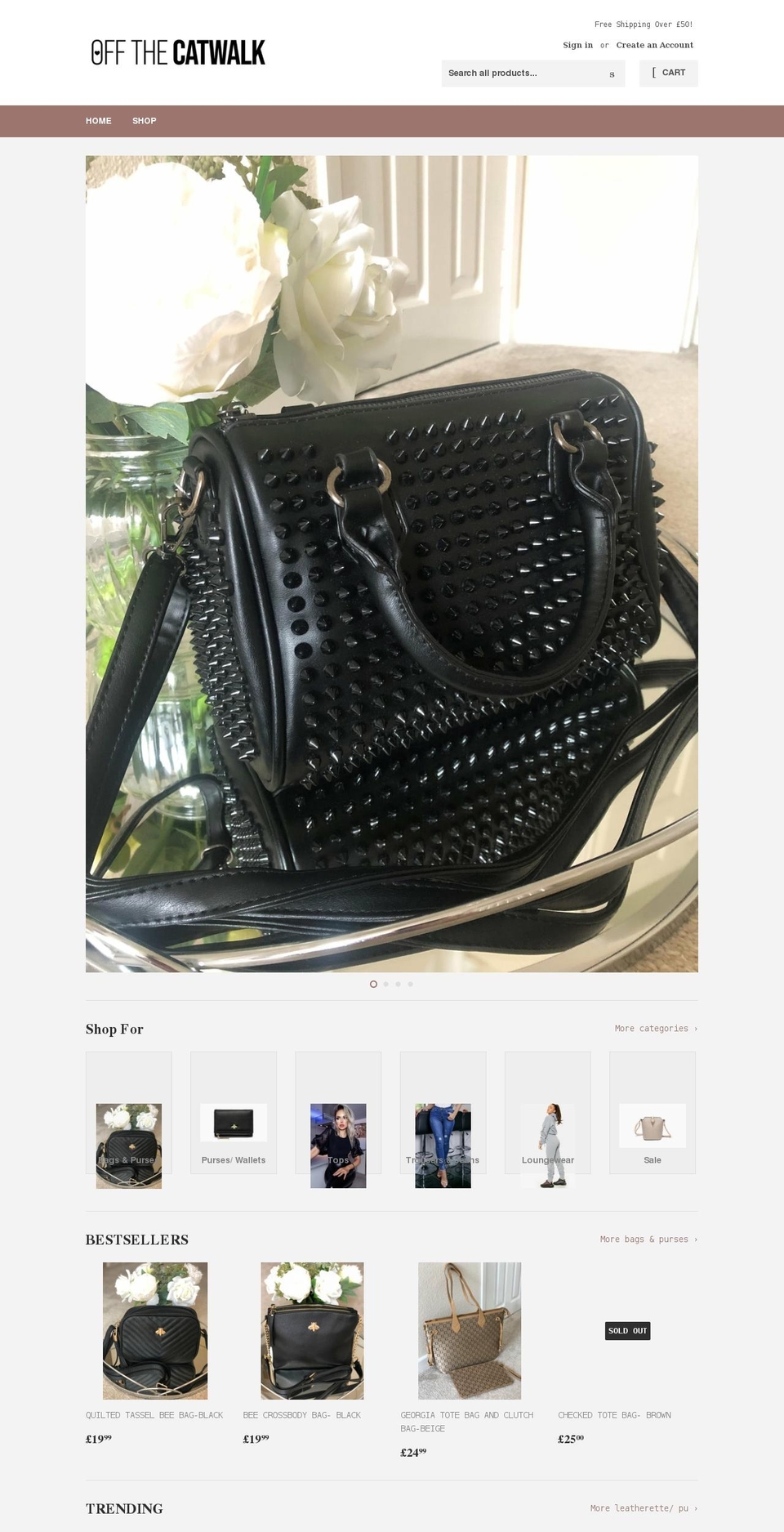 offthecatwalk.com shopify website screenshot