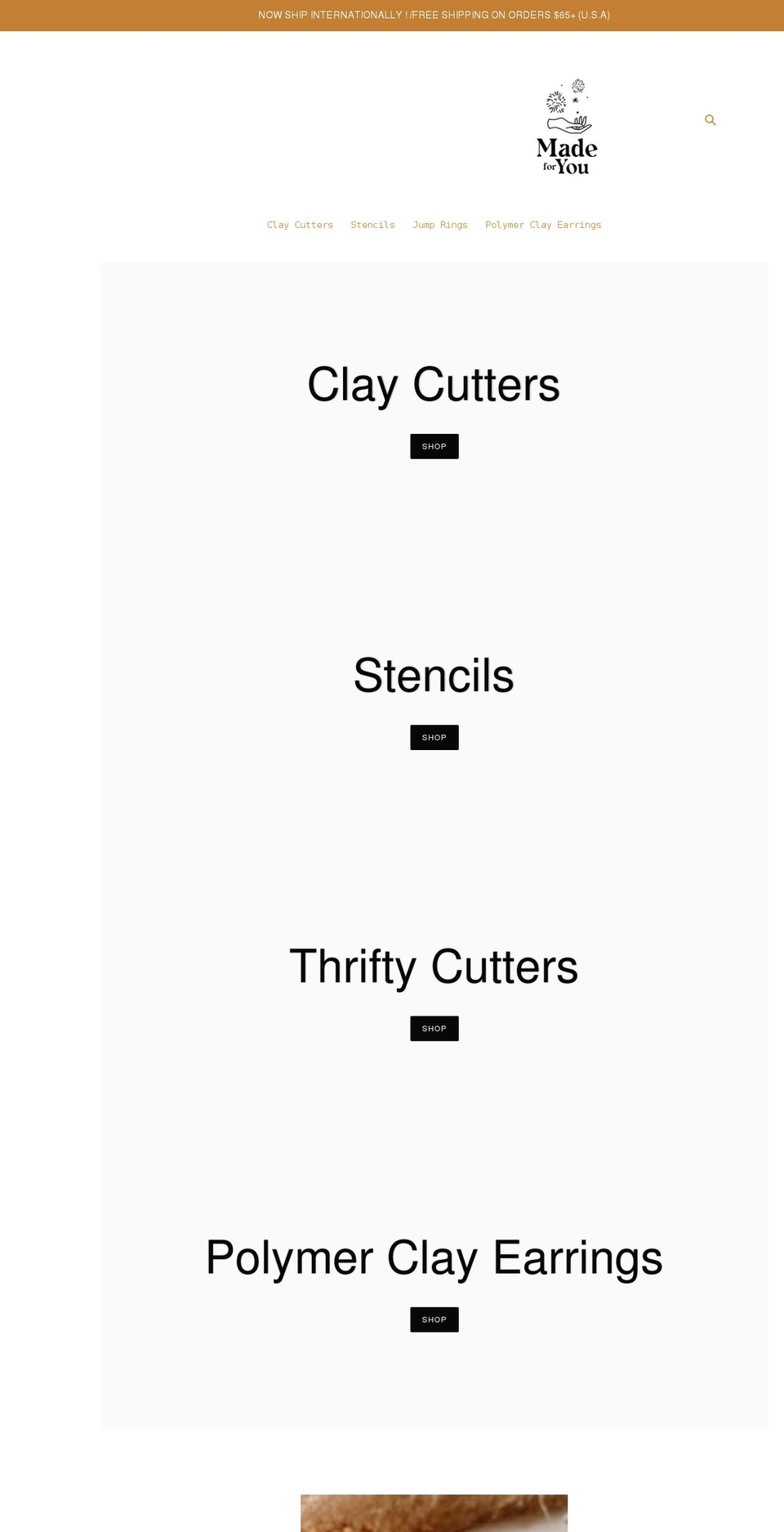 oficialmadeforyou.shop shopify website screenshot