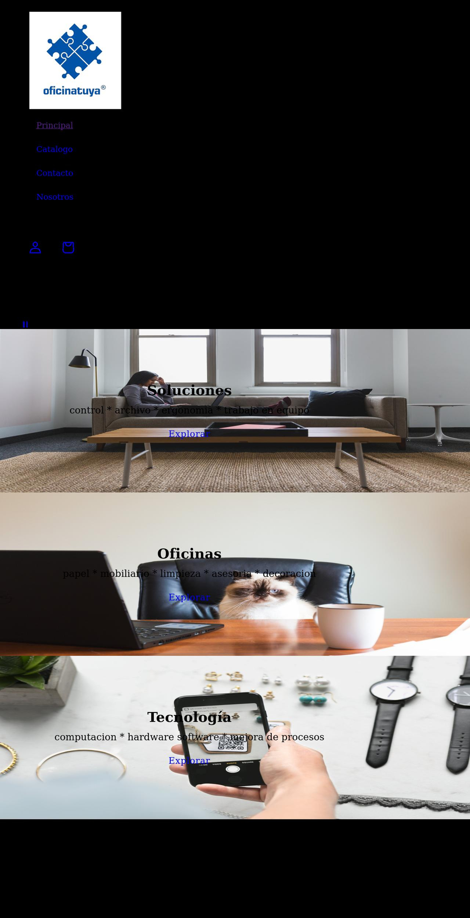 oficinatuya.com shopify website screenshot