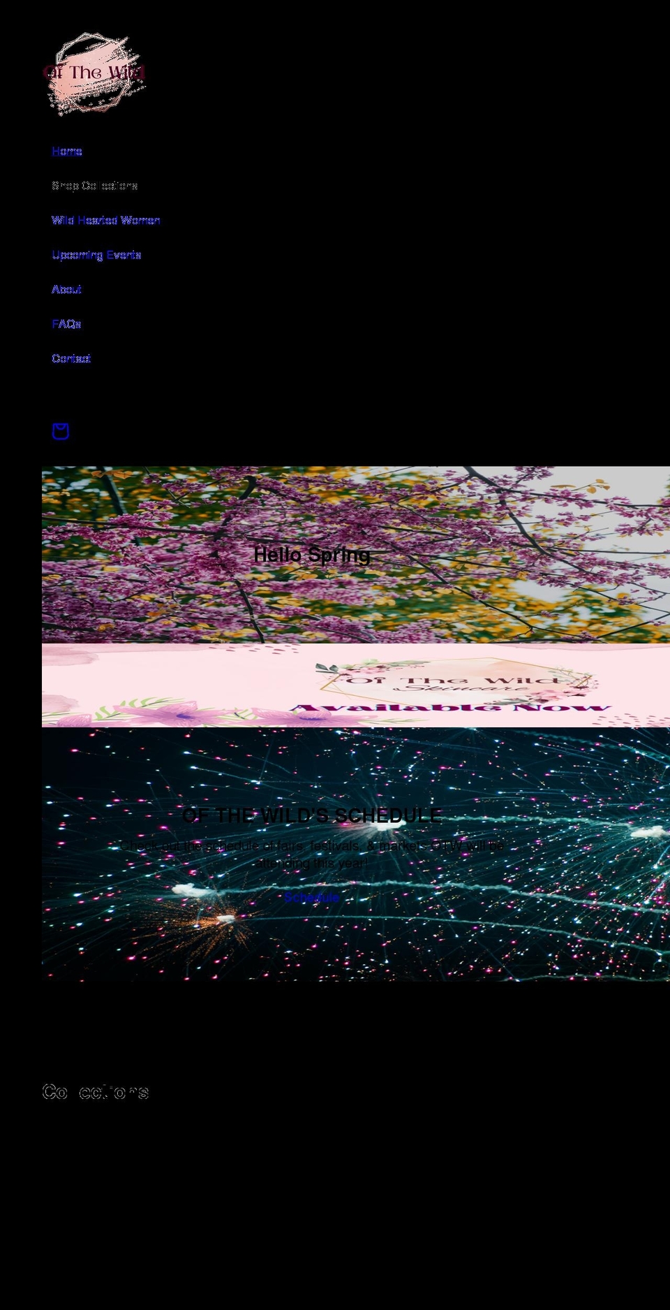 ofthewild.net shopify website screenshot