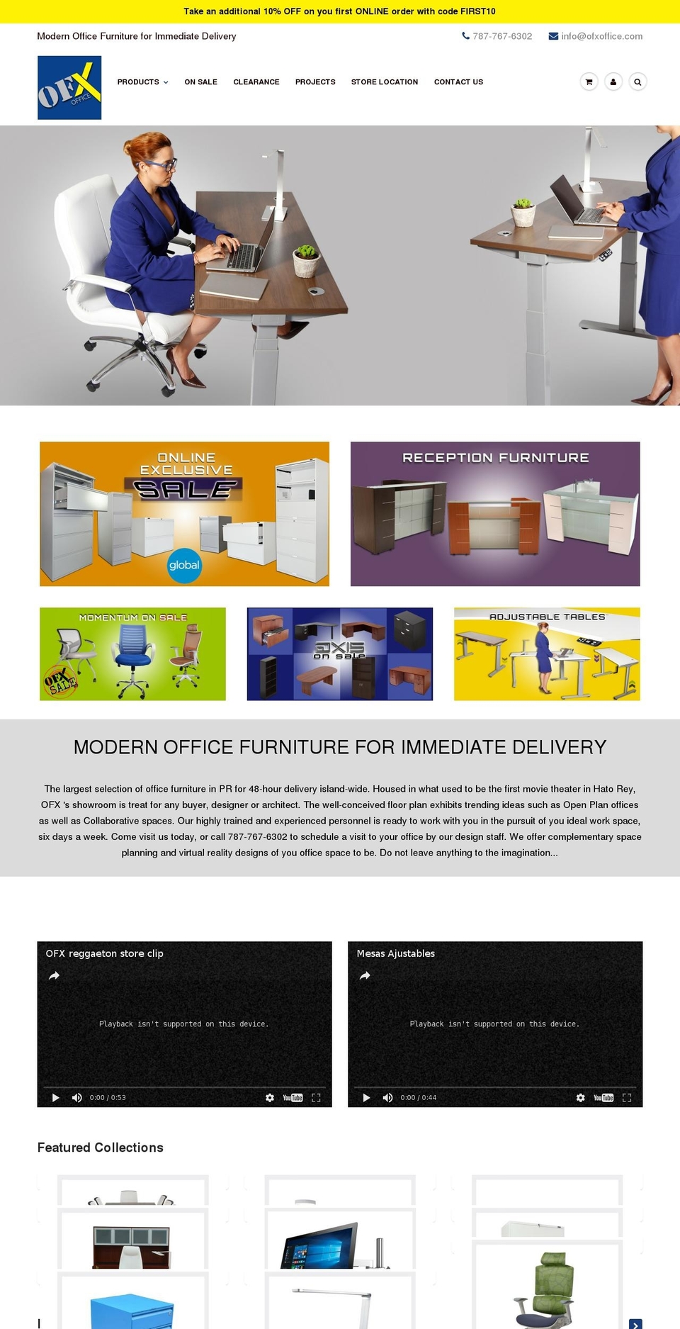 ofxoffice.com shopify website screenshot