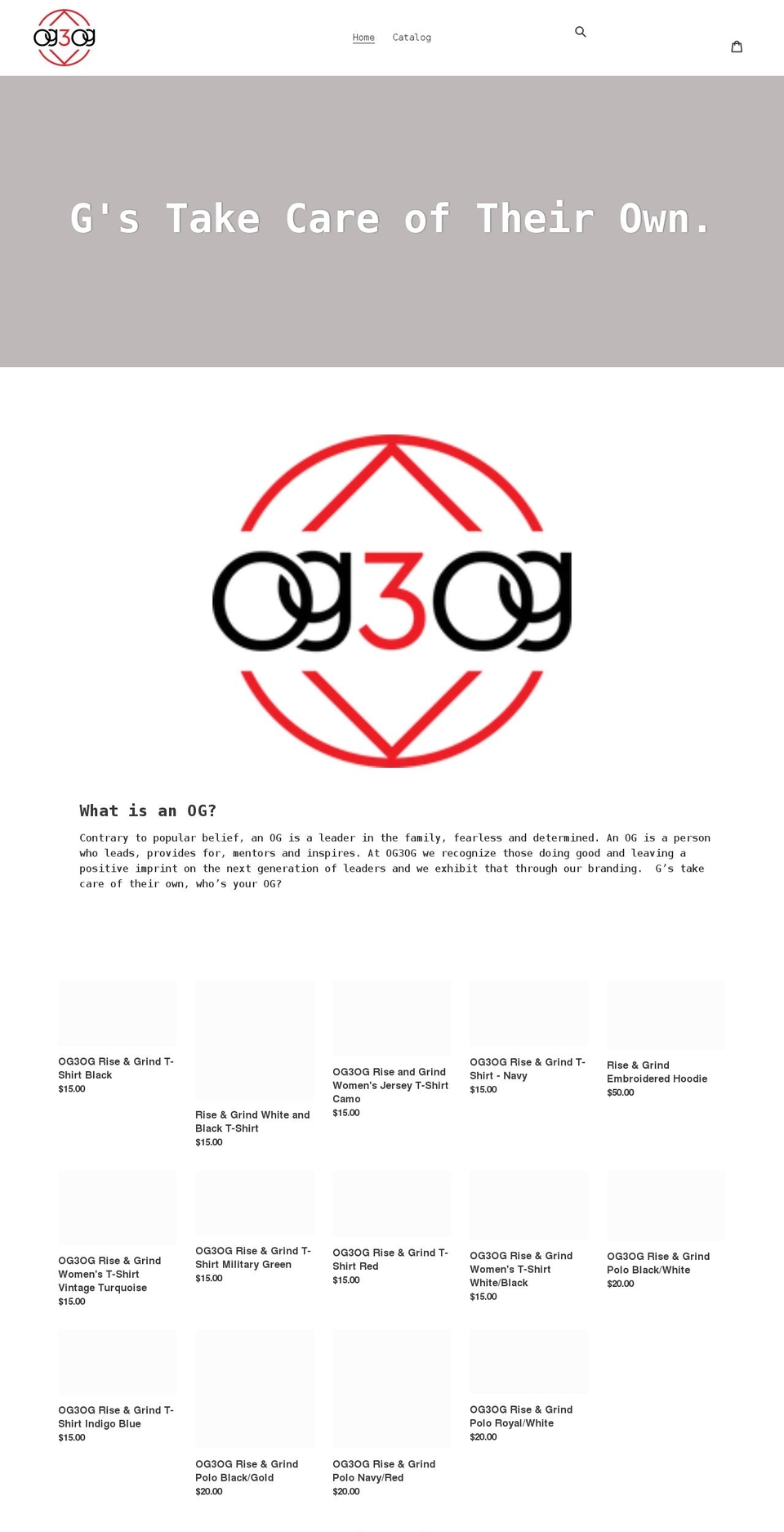 og3og.com shopify website screenshot