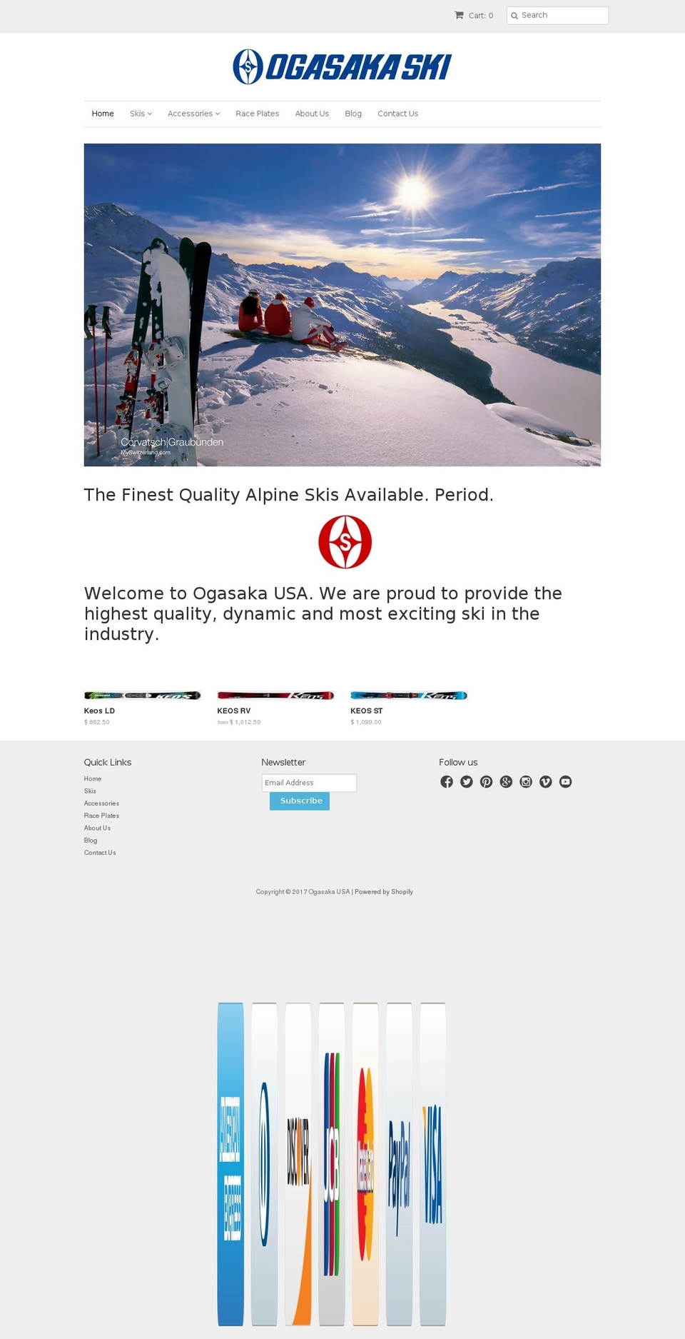 ogasaka-usa.com shopify website screenshot