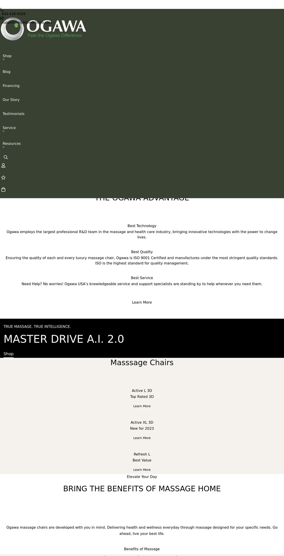 ogawaworldusa.com shopify website screenshot