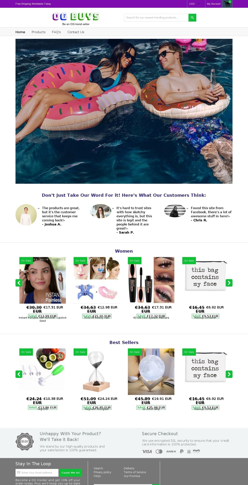 ogbuys.com shopify website screenshot