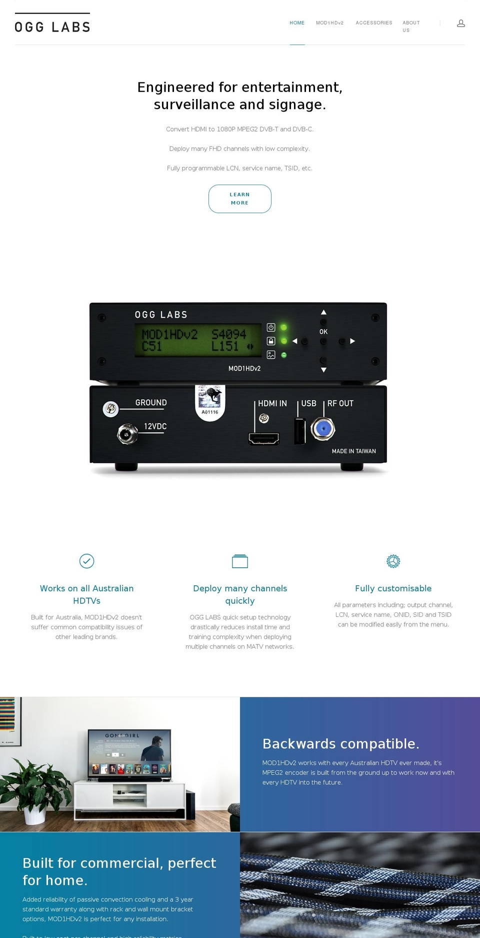 ogg Shopify theme site example ogg.io