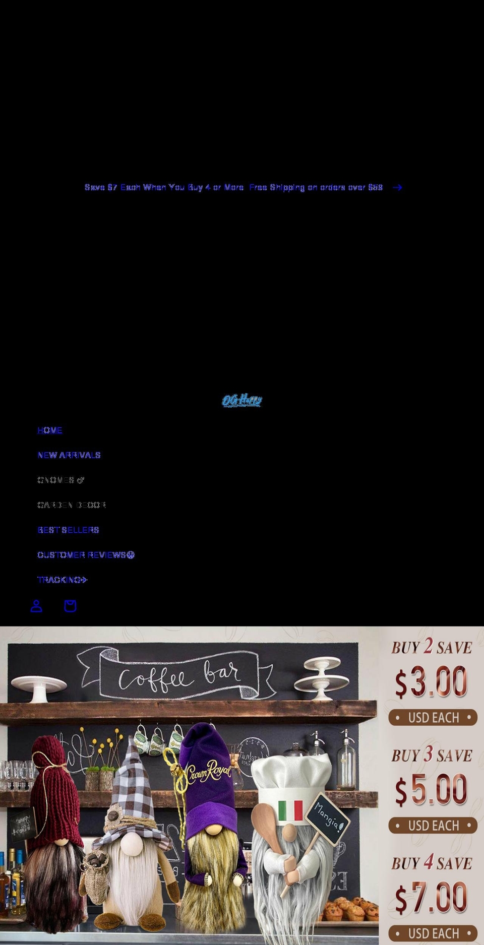 oghappy.com shopify website screenshot