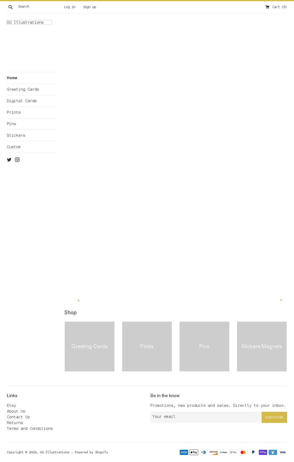 ogillustrations.com shopify website screenshot