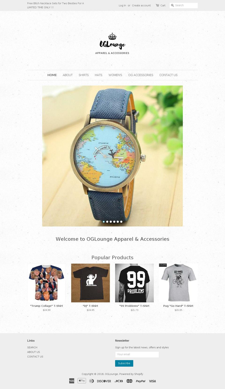 ogloungeonline.com — Shopify storefront screenshot