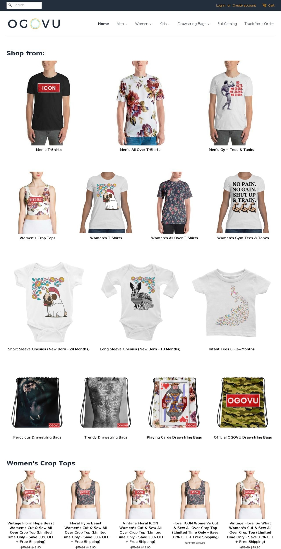 ogovu.com shopify website screenshot