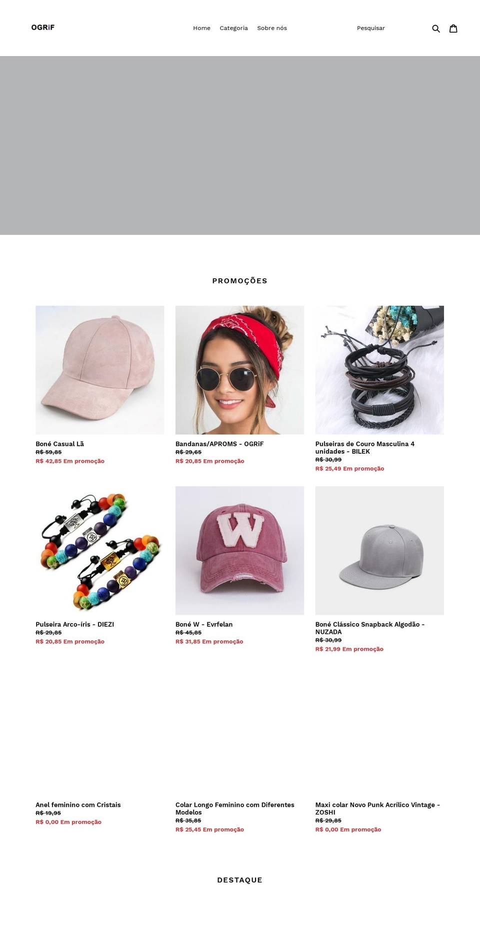 ogrif.com — Shopify storefront screenshot