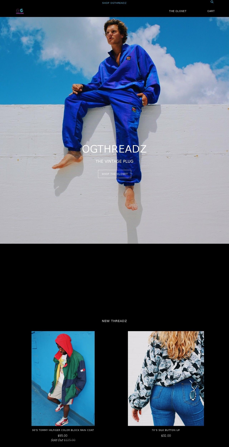 ogthreadz.com — Shopify storefront screenshot