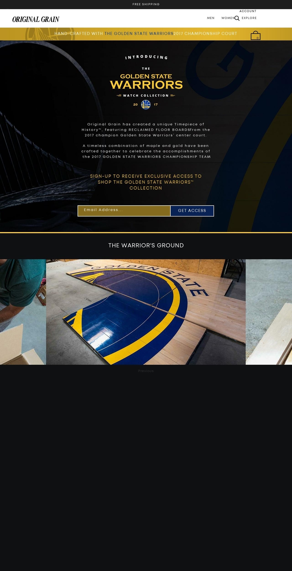ogwarrior.com — Shopify storefront screenshot