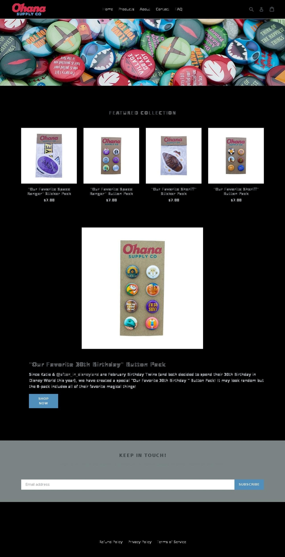 ohanasupplyco.com — Shopify storefront screenshot
