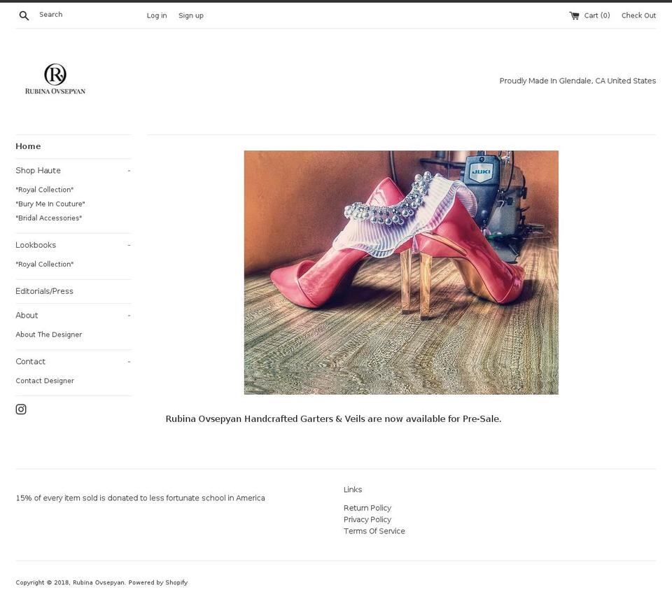 ohaute.com — Shopify storefront screenshot