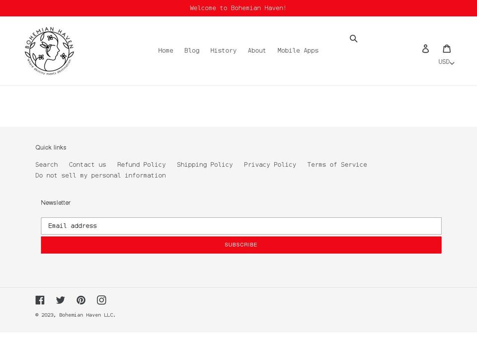 ohbohave.com shopify website screenshot