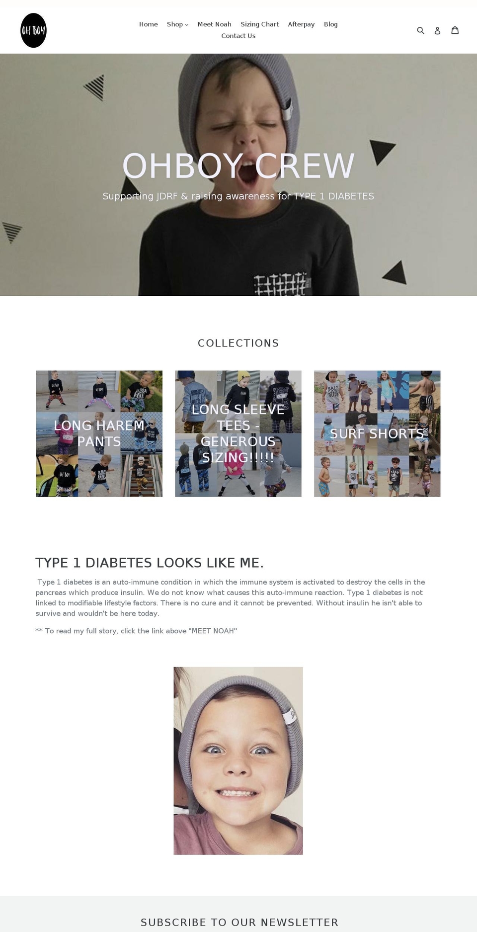 ohboycrew.com — Shopify storefront screenshot