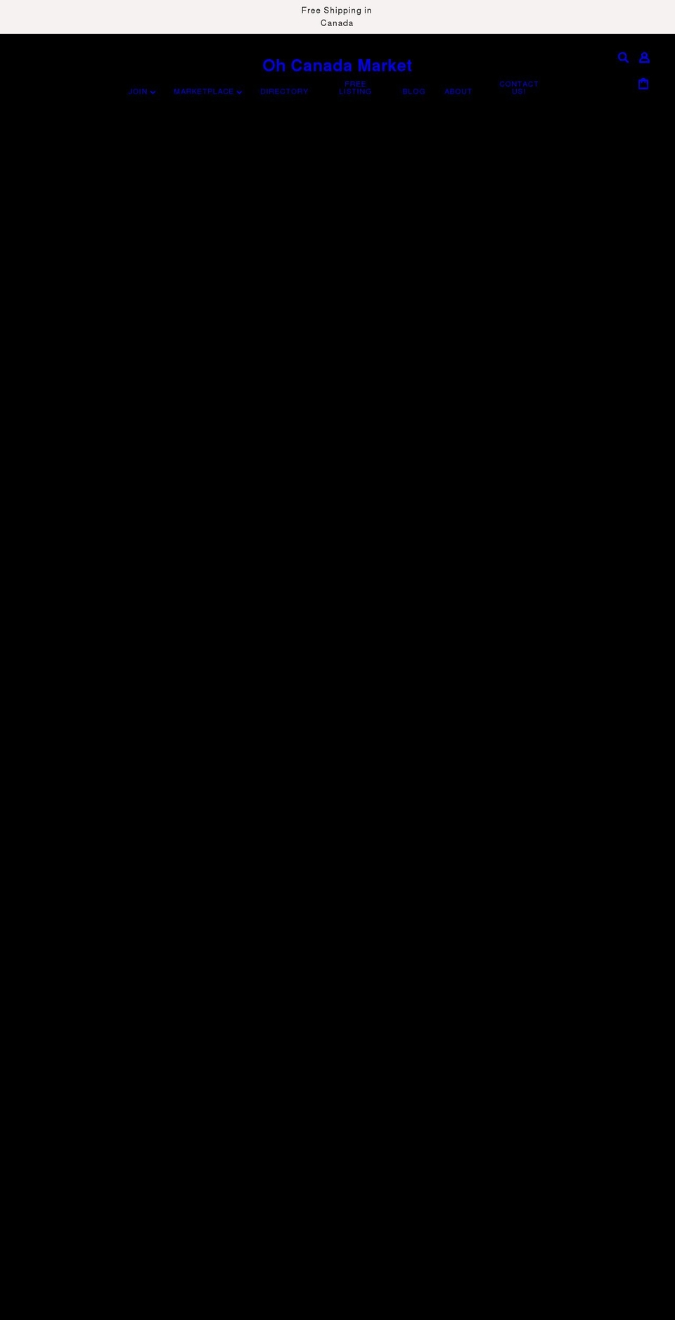 ohcanadamarket.ca shopify website screenshot