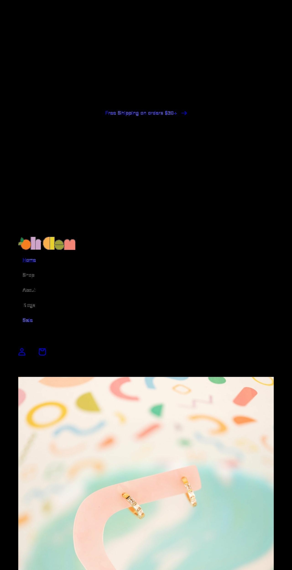 ohclem.com shopify website screenshot