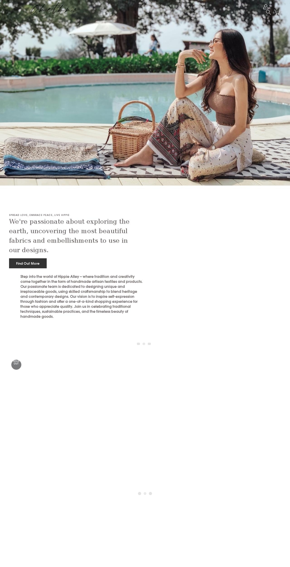 ohethno.com shopify website screenshot