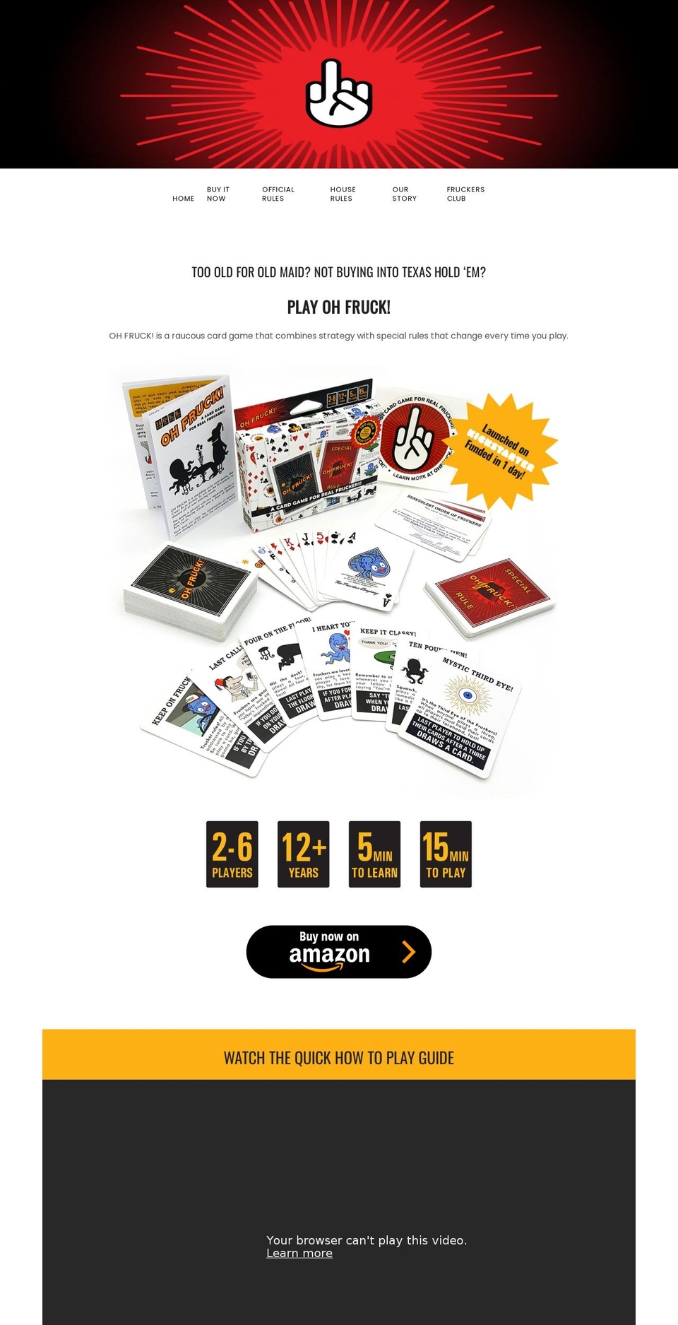 ohfruck.com — Shopify storefront screenshot