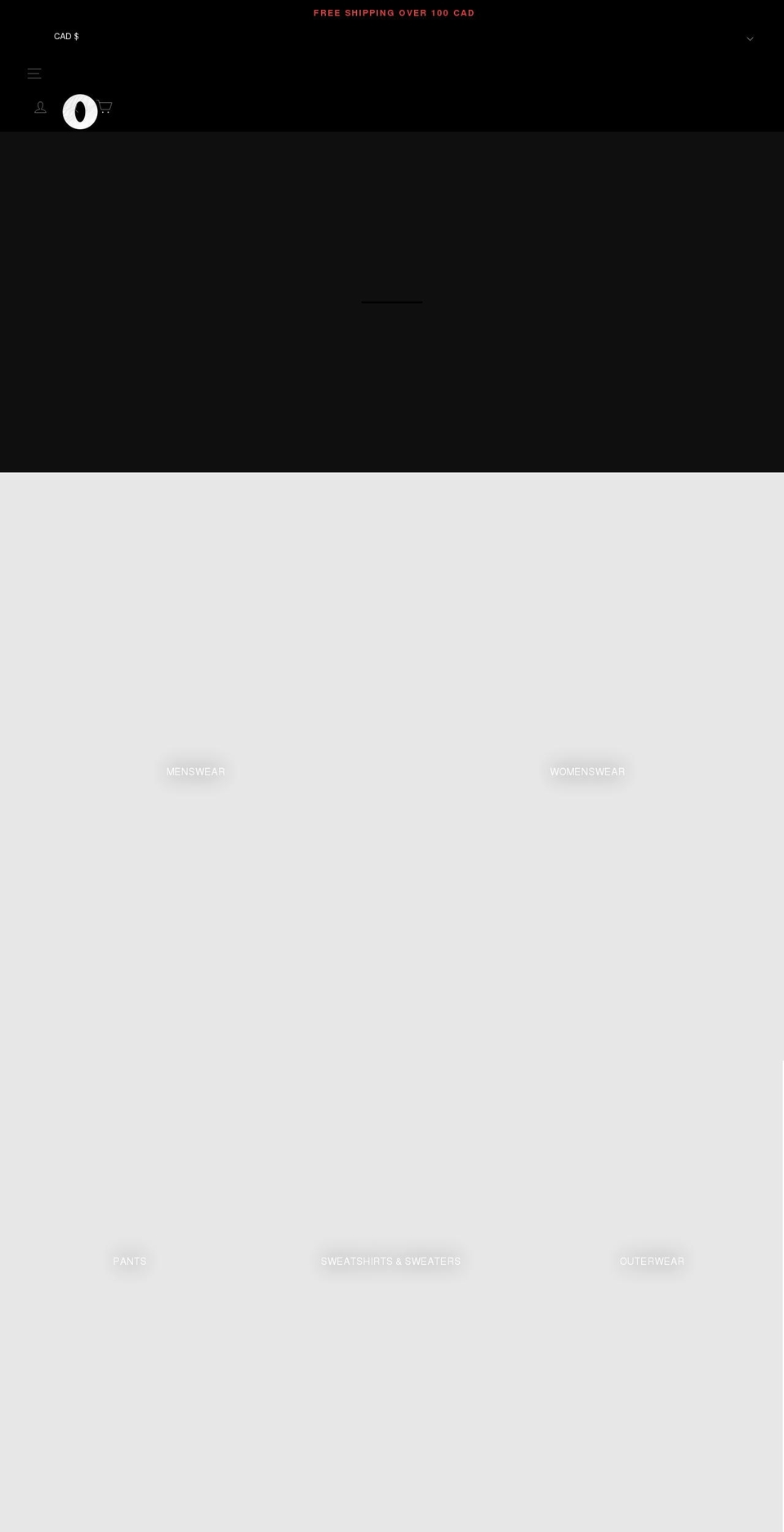 ohgarments.com shopify website screenshot