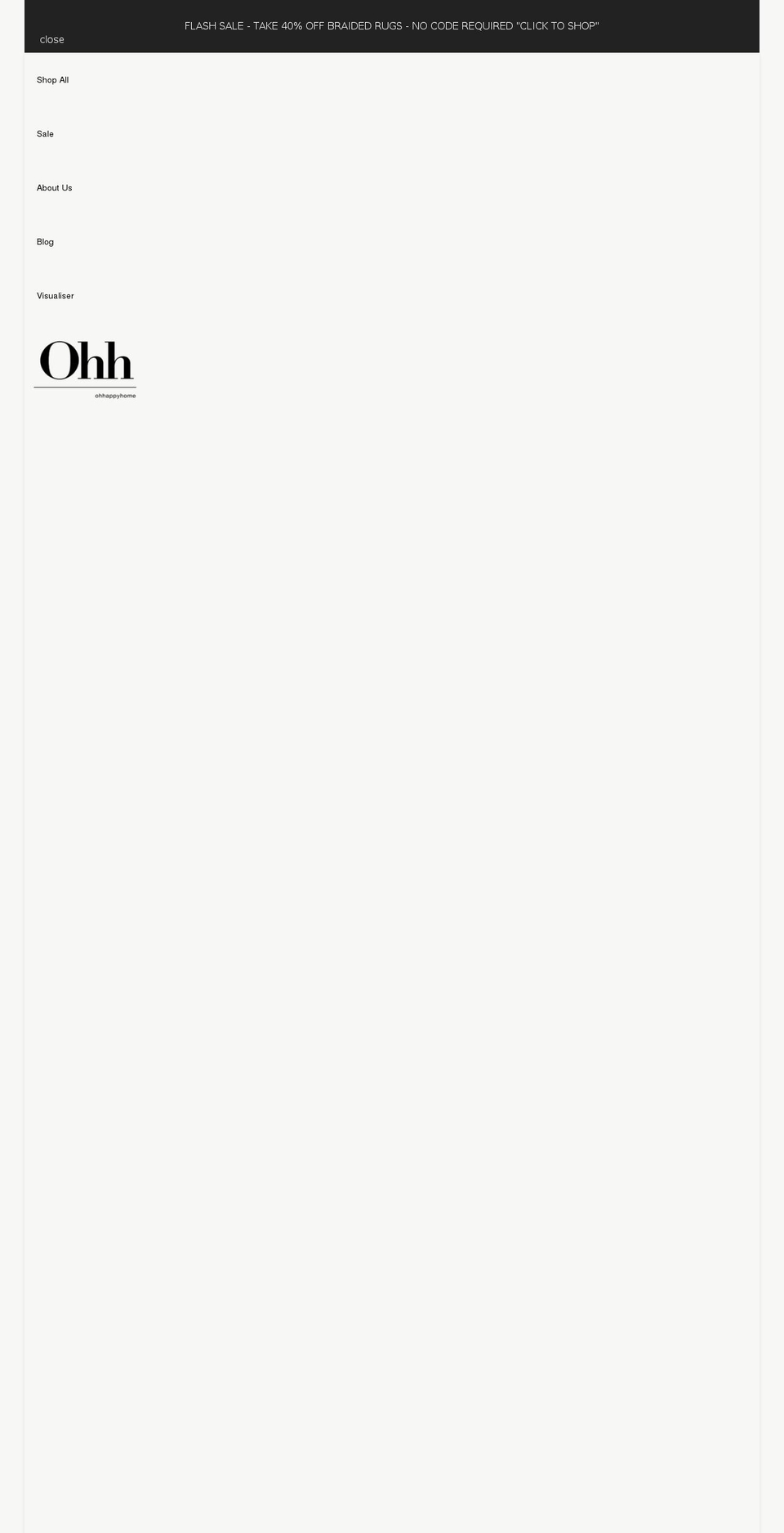ohhappyhome.com.au shopify website screenshot