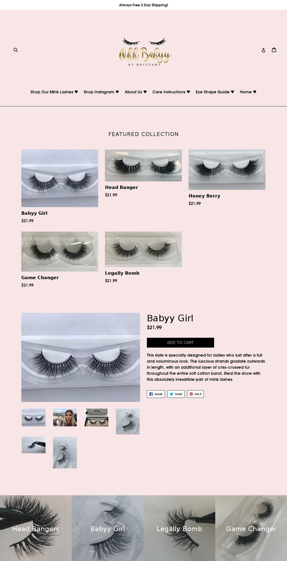 ohhbabyy.com — Shopify storefront screenshot