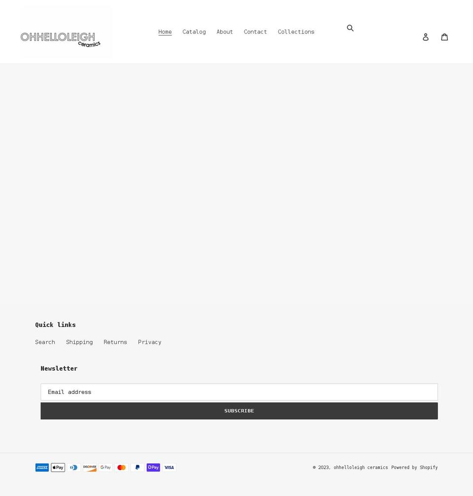 ohhelloleigh.com shopify website screenshot