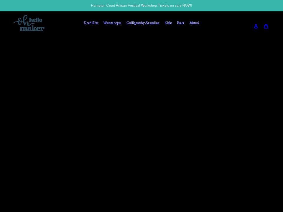 ohhellomaker.com shopify website screenshot