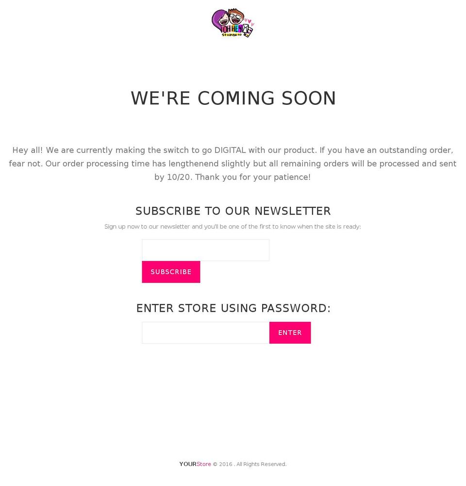 yourstore-v2-1-3 Shopify theme site example ohheystickercompany.com