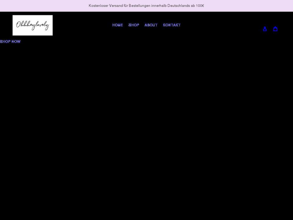 ohhheylovely.com shopify website screenshot