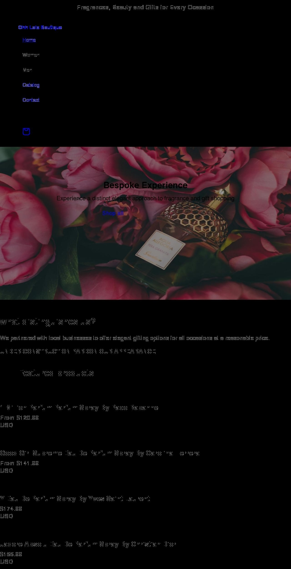 ohhlola.com shopify website screenshot