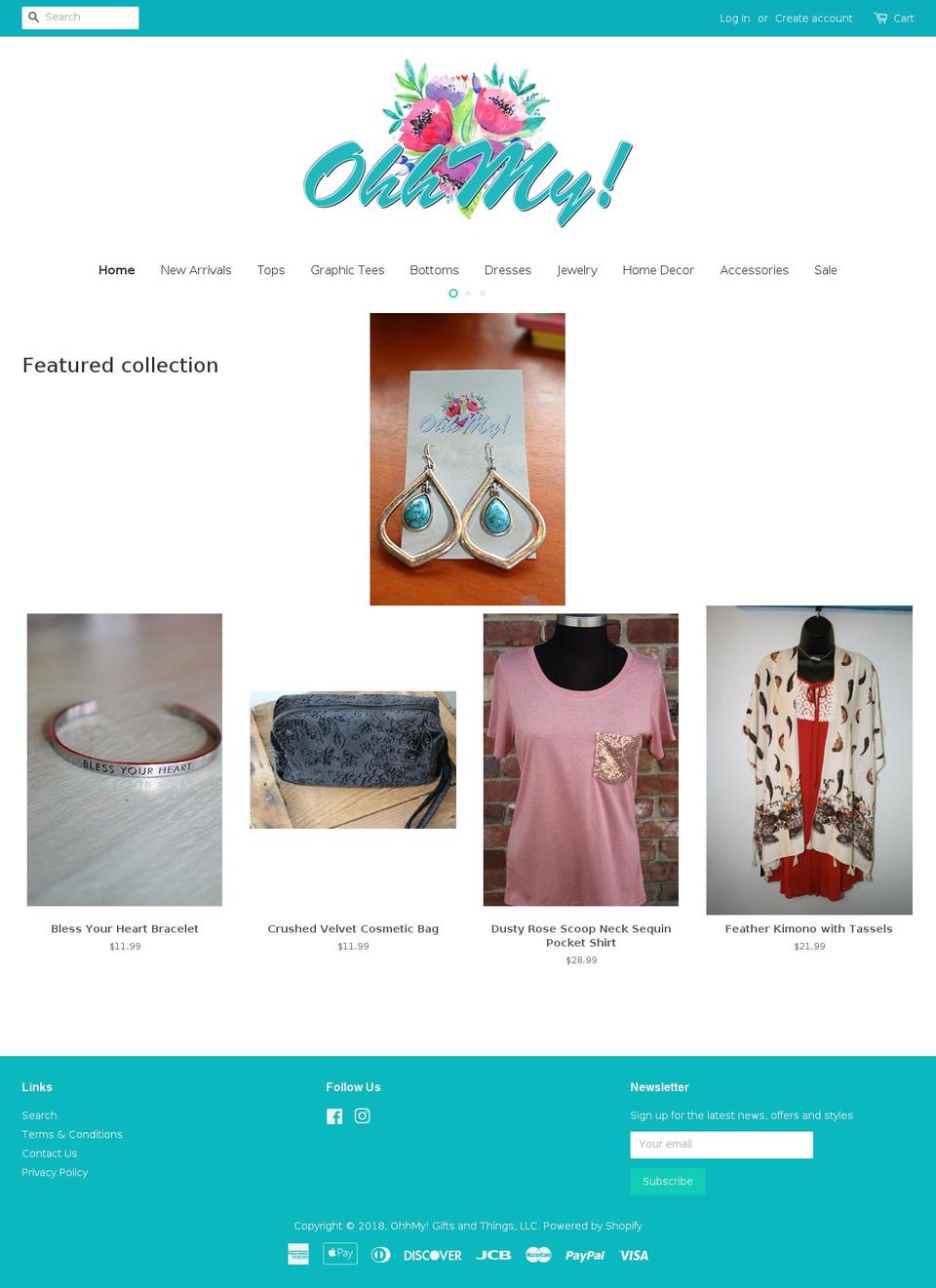 ohhmygiftsandthings.com shopify website screenshot