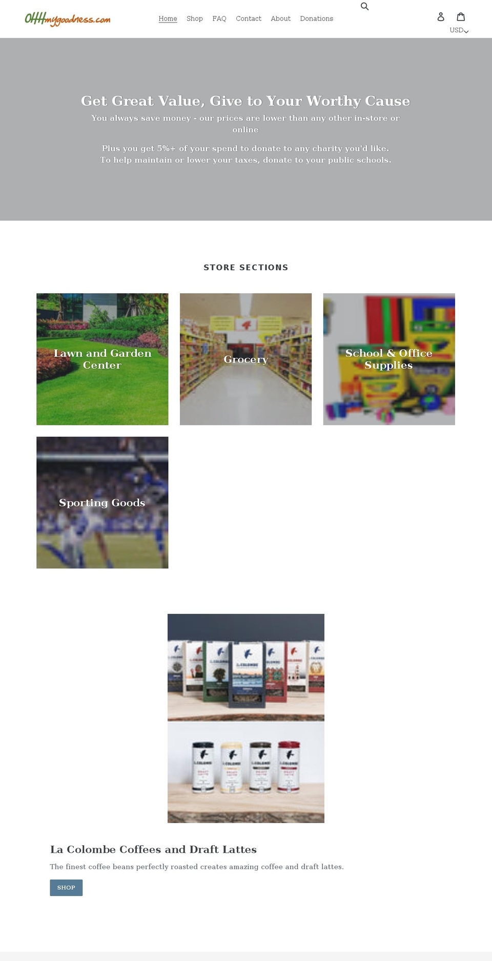 ohhmygoodness.com shopify website screenshot